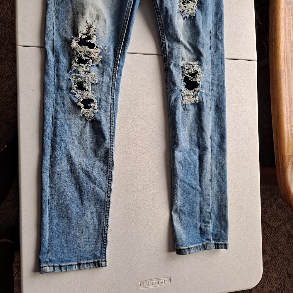Mens Rue 21 Premium Medium Wash Jeans - Picture 3 of 5